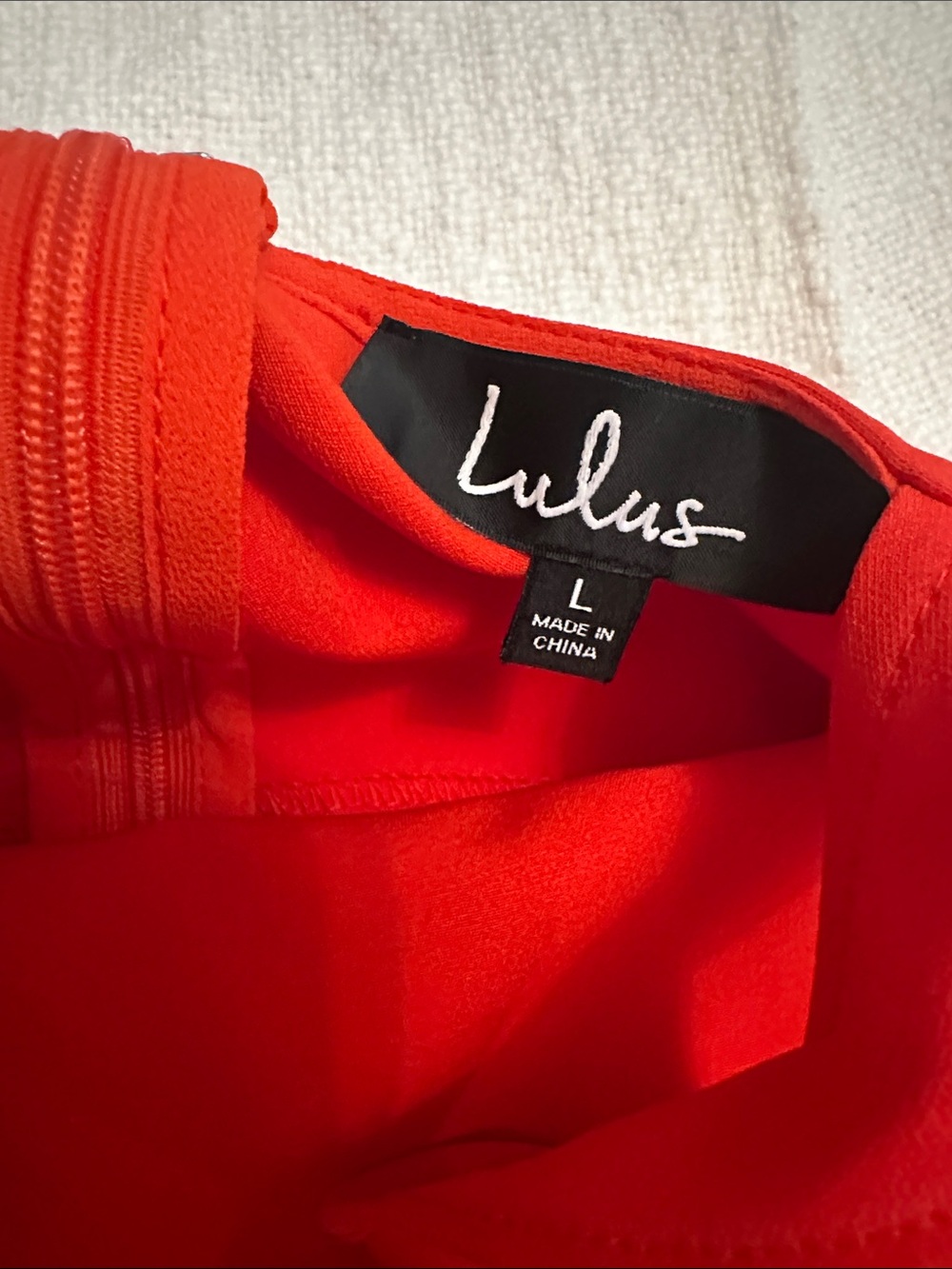 Lulu's Red Ruffle Midi Dress - Picture 4 of 4